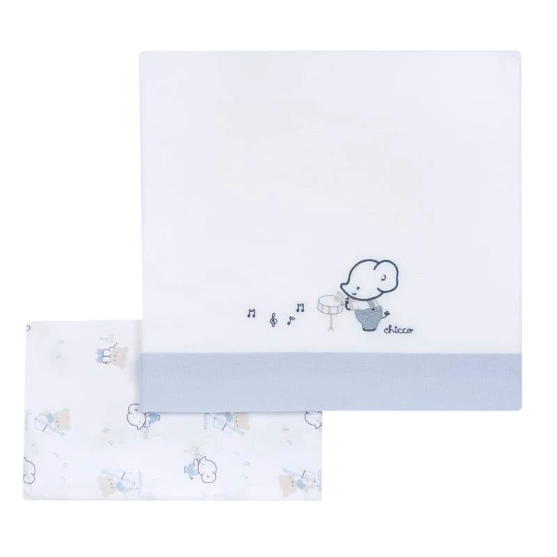 CHICCO ΒΡΕΦΙΚΑ ΣΕΝΤΟΝΙΑ 2 ΤΜΧ ΛΕΥΚΑ 100357