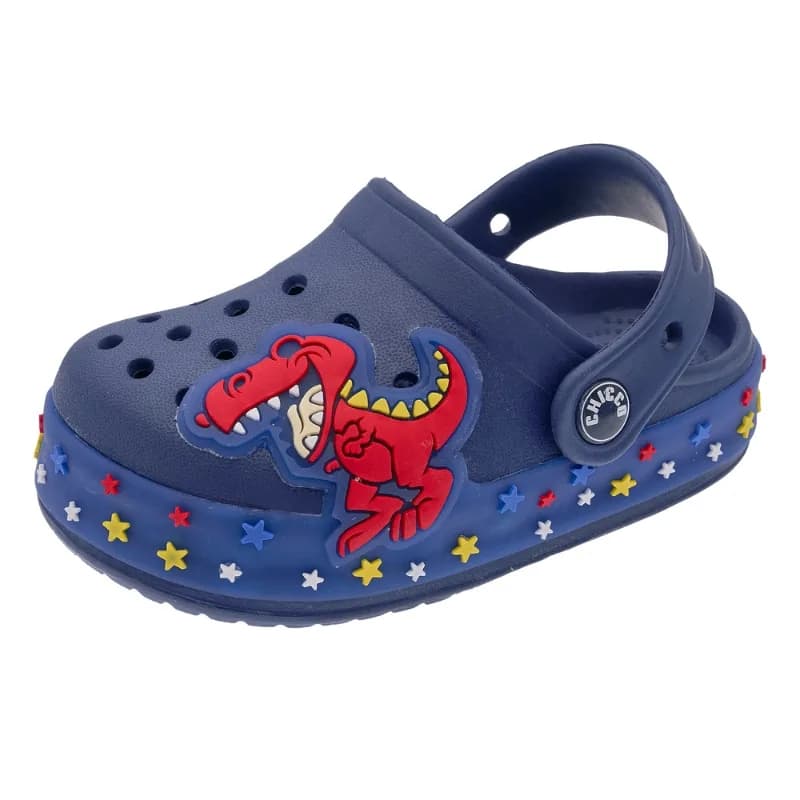 CHICCO ΠΑΠΟΥΤΣΙΑ SLIP ON MASAI ΔΕΙΝΟΣΑΥΡΟΣ ΜΠΛΕ ΦΩΤΑΚΙΑ 1122058