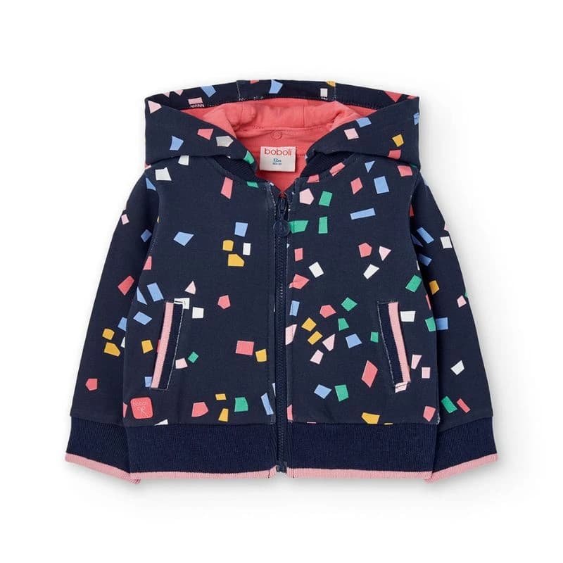 BOBOLI ΖΑΚΕΤΑ FLEECE ΜΠΛΕ 202127