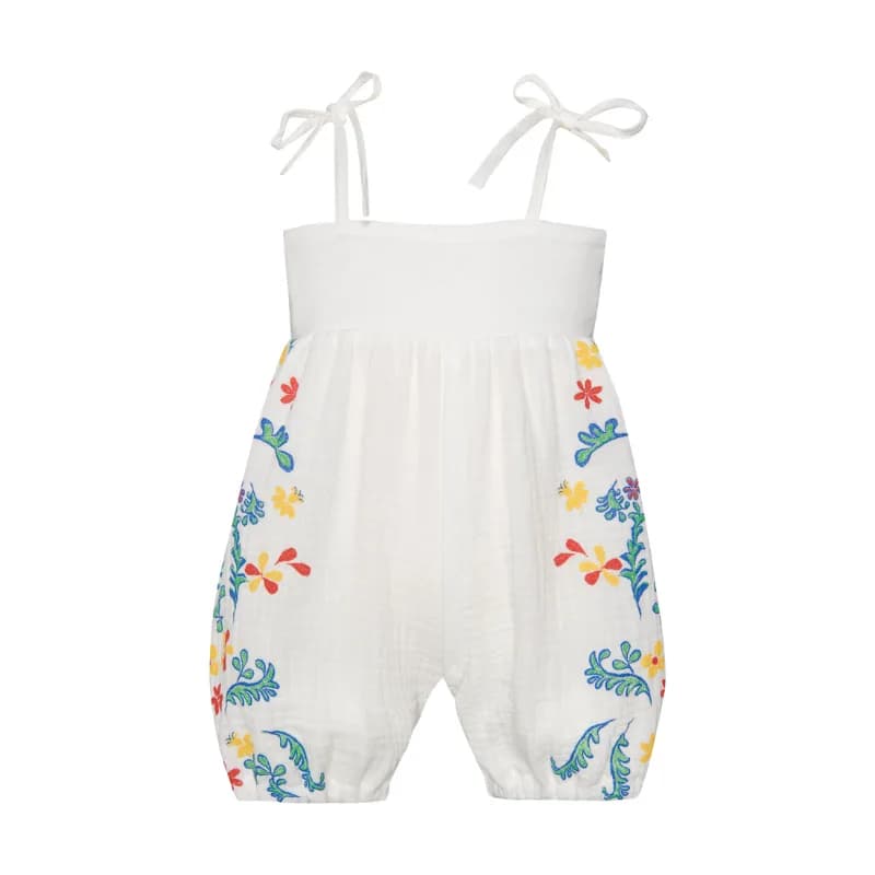 TWO IN A CASTLE BABY OFF WHITE FLORAL Τ6191