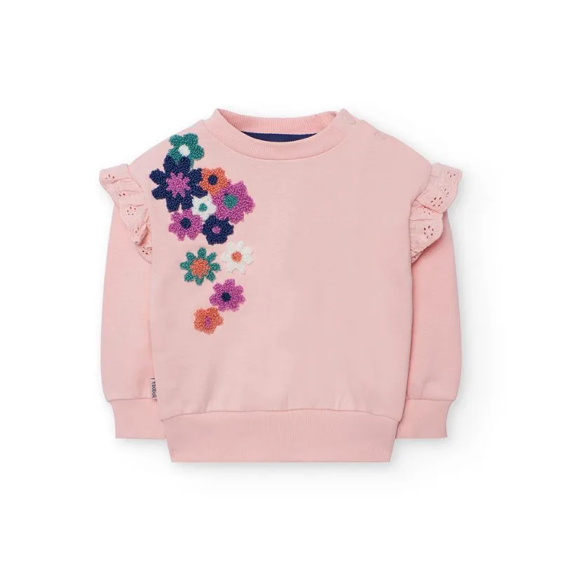 BOBOLI ΜΠΛΟΥΖΑ FLEECE ΡΟΖ 222062