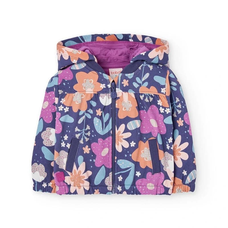 BOBOLI ΖΑΚΕΤΑ FLEECE ΛΙΛΑ ΠΟΛΥΧΡΩΜΗ 222152