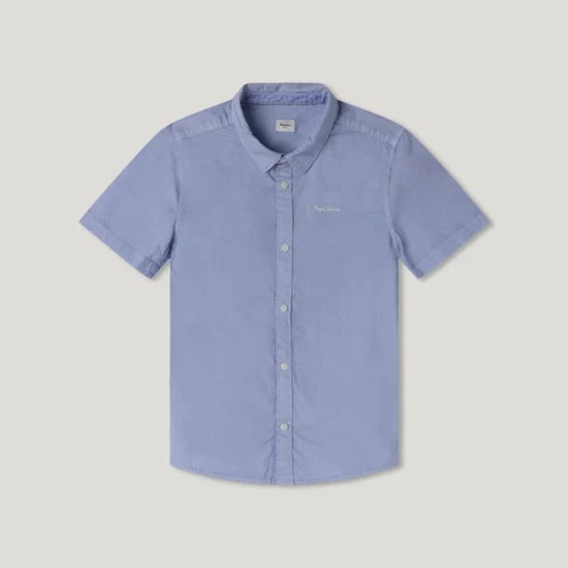 PEPE JEANS ΠΟΥΚΑΜΙΣΟ ΚΟΝΤΟ ΜΑΝΙΚΙ ΣΙΕΛ PB302700