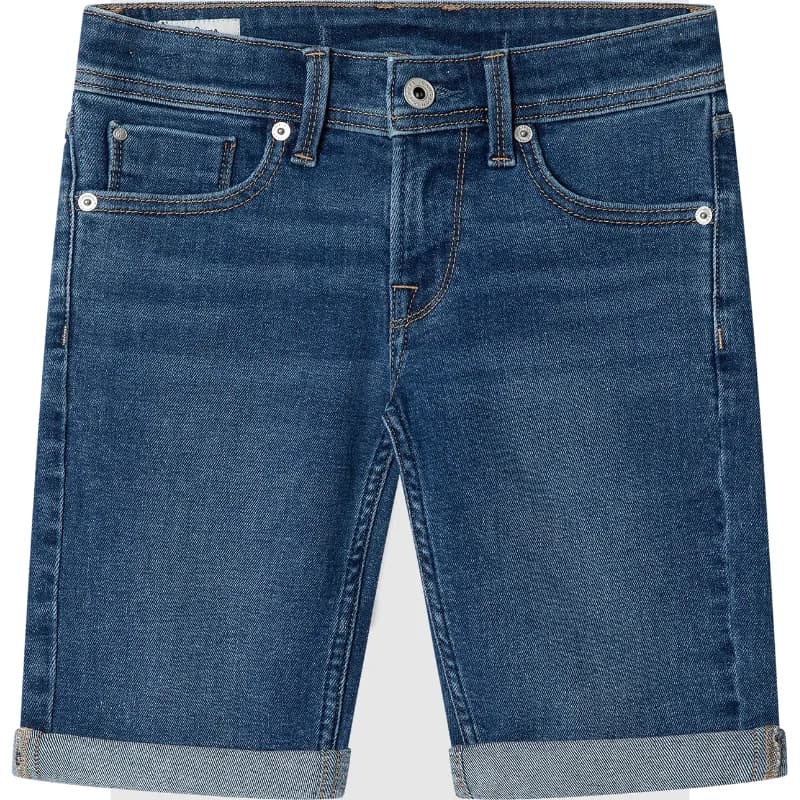 PEPE JEANS ΒΕΡΜΟΥΔΑ ΣΟΡΤΣ ΠΑΙΔΙΚΟ ΤΖΗΝ ΜΠΛΕ PB800791IC4