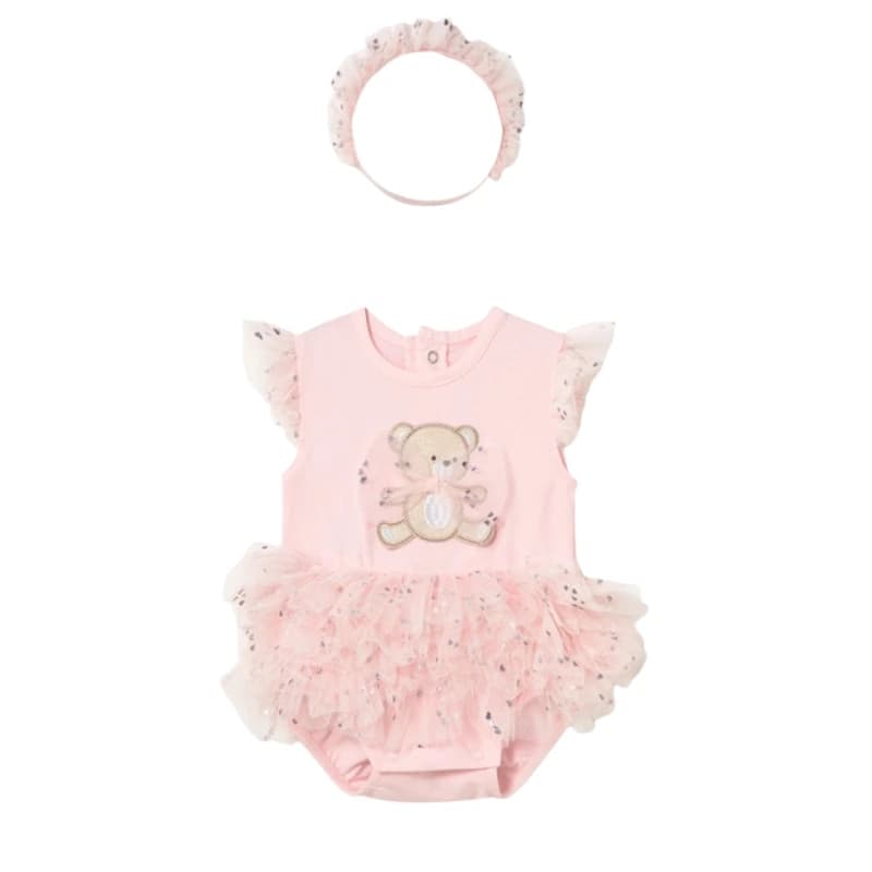 MAYORAL NEW BORN ΚΟΡΜΑΚΙ TUTU ΡΟΖ 1729