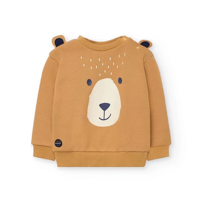 BOBOLI ΜΠΛΟΥΖΑ ΜΑΚΡΥ ΜΑΝΙΚΙ FLEECE ΚΑΜΗΛΟ 302050