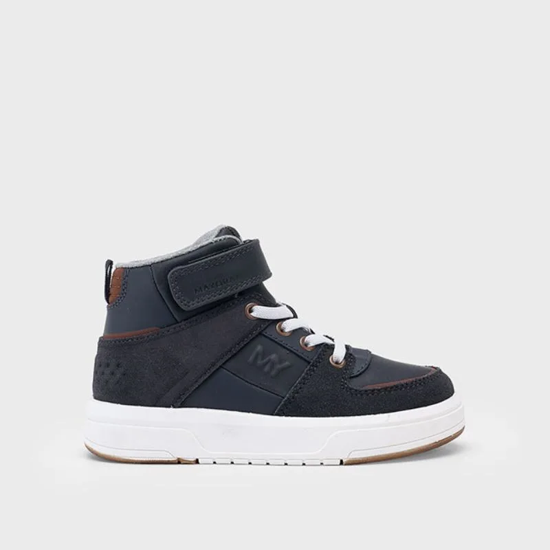 MAYORAL SHOES ΜΠΟΤΑΚΙ ΕΛΑΦΡΥ ΔΕΡΜΑΤΙΝΟ ΜΠΛΕ 46584