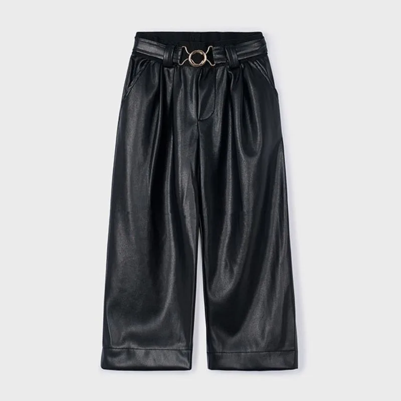 MAYORAL ΠΑΝΤΕΛΟΝΙ ΜΑΚΡΥ PU WIDE LEG ΜΑΥΡΟ 4574