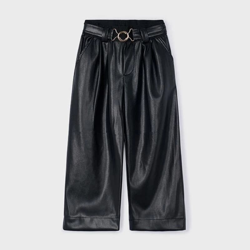 MAYORAL ΠΑΝΤΕΛΟΝΙ ΜΑΚΡΥ PU WIDE LEG ΜΑΥΡΟ 4574