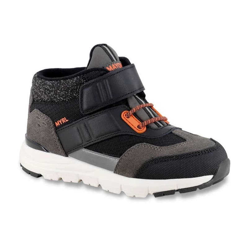 MAYORAL SHOES ΜΠΟΤΑΚΙ OUTDOOR ΕΛΑΦΡΥ ΜΑΥΡΟ ΓΚΡΙ 46605