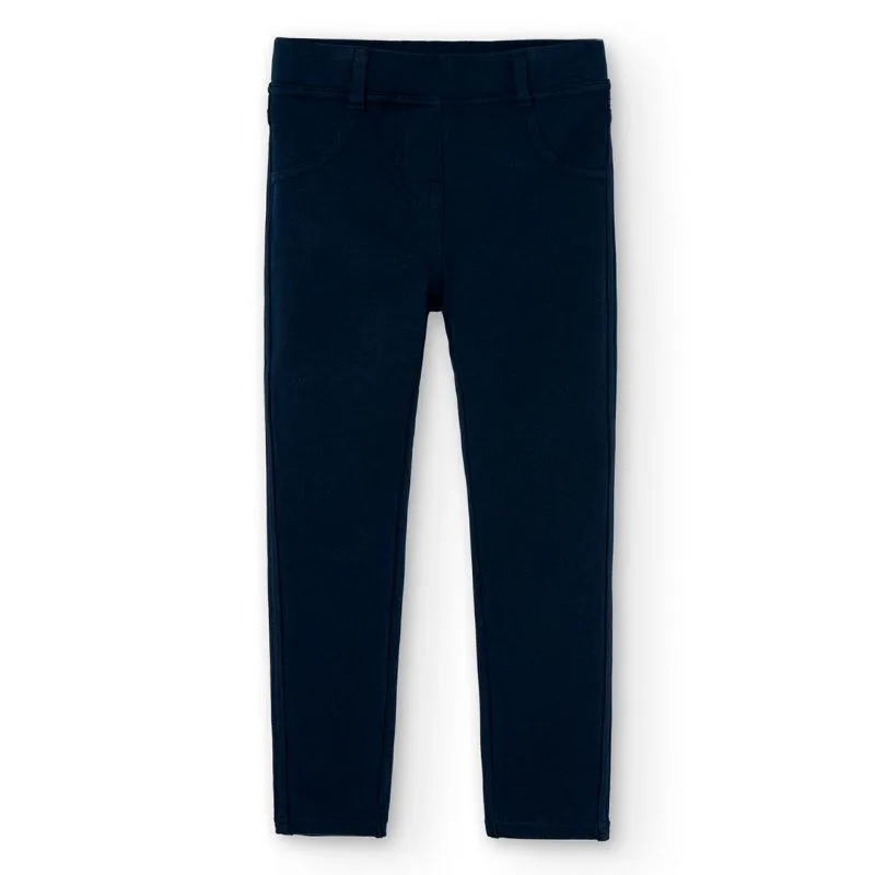 BOBOLI ΠΑΝΤΕΛΟΝΙ ΚΟΛΑΝ FLEECE ΜΠΛΕ 490047