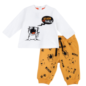 CHICCO NEW BORN ΣΕΤ ΦΟΥΤΕΡ ΠΑΝΤΕΛΟΝΙ ΜΕ ΒΑΜΒΑΚΕΡΗ ΜΠΛΟΥΖΑ 73814