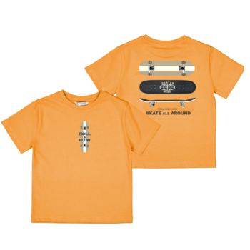 MAYORAL ΜΠΛΟΥΖΑ ΚΟΝΤΟ ΜΑΝΙΚΙ "ROLL AND FLOW" ΠΟΡΤΟΚΑΛΙ 3039