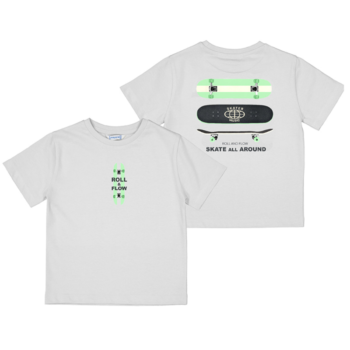 MAYORAL ΜΠΛΟΥΖΑ ΚΟΝΤΟ ΜΑΝΙΚΙ "ROLL AND FLOW" ΛΕΥΚΟ 3039