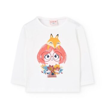 BOBOLI ΜΠΛΟΥΖΑ ΜΑΚΡΥ ΜΑΝΙΚΙ ΜΕ ΣΤΑΜΠΑ ΙΒΟΥΑΡ 292081