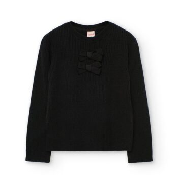 BOBOLI ΜΠΛΟΥΖΑ ΜΑΚΡΥ ΜΑΝΙΚΙ ΜΑΥΡΗ 402185