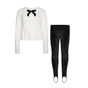 TWO IN A CASTLE  BELLE OF THE BALL ΠΛΙΣΕ ΜΠΛΟΥΖΑ ΙΒΟΥΑΡ ΜΕ ΒΕΛΟΥΔΙΝΟ ΠΑΝΤΕΛΟΝΙ ΜΑΥΡΟ T6664