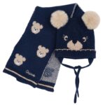 CHICCO ΣΕΤ ΚΑΣΚΟΛ ΜΕ ΣΚΟΥΦΟ ΑΡΚΟΥΔΑΚΙ ΜΠΛΕ 100536