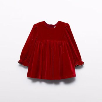 ABEL&LULA ΦΟΡΕΜΑ ΒΕΛΟΥΔΙΝΟ ΓΚΛΙΤΕΡ ΚΟΚΚΙΝΟ 5513