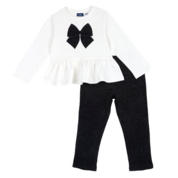 CHICCO ΣΕΤ ΜΠΛΟΥΖΑ ΠΑΝΤΕΛΟΝΙ ΑΣΠΡΟ ΜΑΥΡΟ 100223