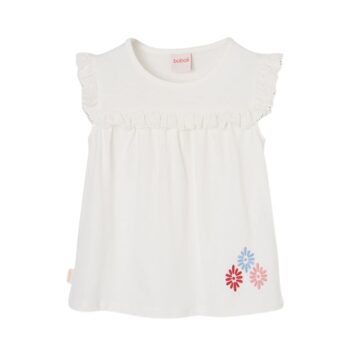 BOBOLI ΜΠΛΟΥΖΑ ΚΟΝΤΟ ΜΑΚΙΝΙ OFF WHITE 303073