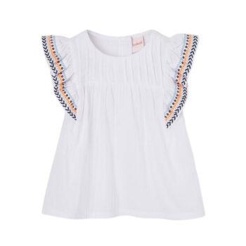 BOBOLI ΜΠΛΟΥΖΑ ΚΟΝΤΟ ΜΑΚΙΝΙ ΛΕΥΚΗ 403030