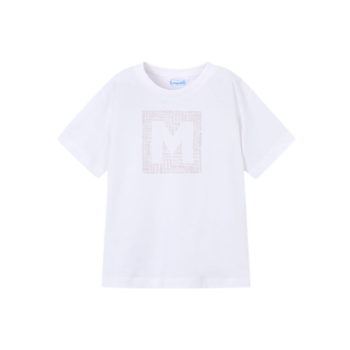 MAYORAL ΜΠΛΟΥΖΑ ΚΟΝΤΟ ΜΑΝΙΚΙ ΒΑΣΙΚΟ ΛΕΥΚΟ 170