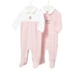 MAYORAL NEW BORN ΣΕΤ ΦΟΡΜΑΚΙΑ ΜΑΚΡΥ ΜΑΝΙΚΙ ΡΟΖ 1703