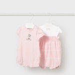 MAYORAL NEW BORN ΣΕΤ ΦΟΡΜΑΚΙΑ ΚΟΝΤΑ ΡΟΖ 1705