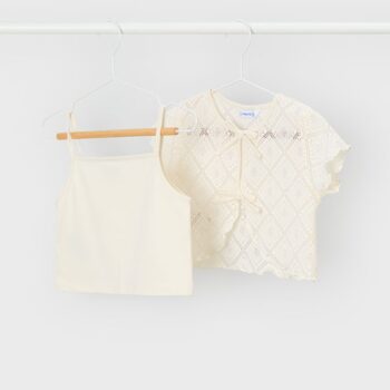 MAYORAL ΜΠΛΟΥΖΑ 2 ΤΜΧ ΚΟΝΤΟ CROCHET 3015