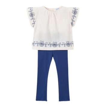 MAYORAL ΣΕΤ ΚΟΛΑΝ ΛΕΥΚΟ ΜΠΛΕ 3725