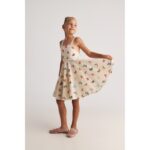 TWO IN A CASTLE ΦΟΡΕΜΑ BUTTERFLY SKY BACKLESS BOW ΕΚΡΟΥ 7108